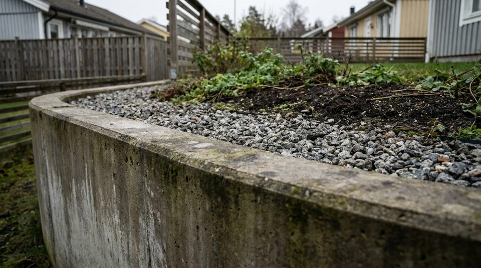 Stödmur i betong